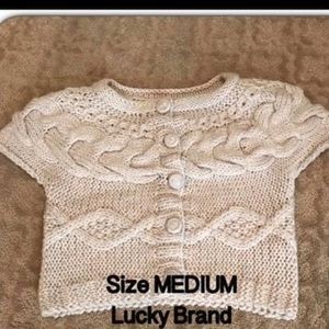 Lucky brand crop sweater